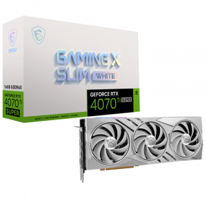 MSI GeForce RTX 4070 Ti SUPER GAMING X SLIM WHITE 16GB Video Card